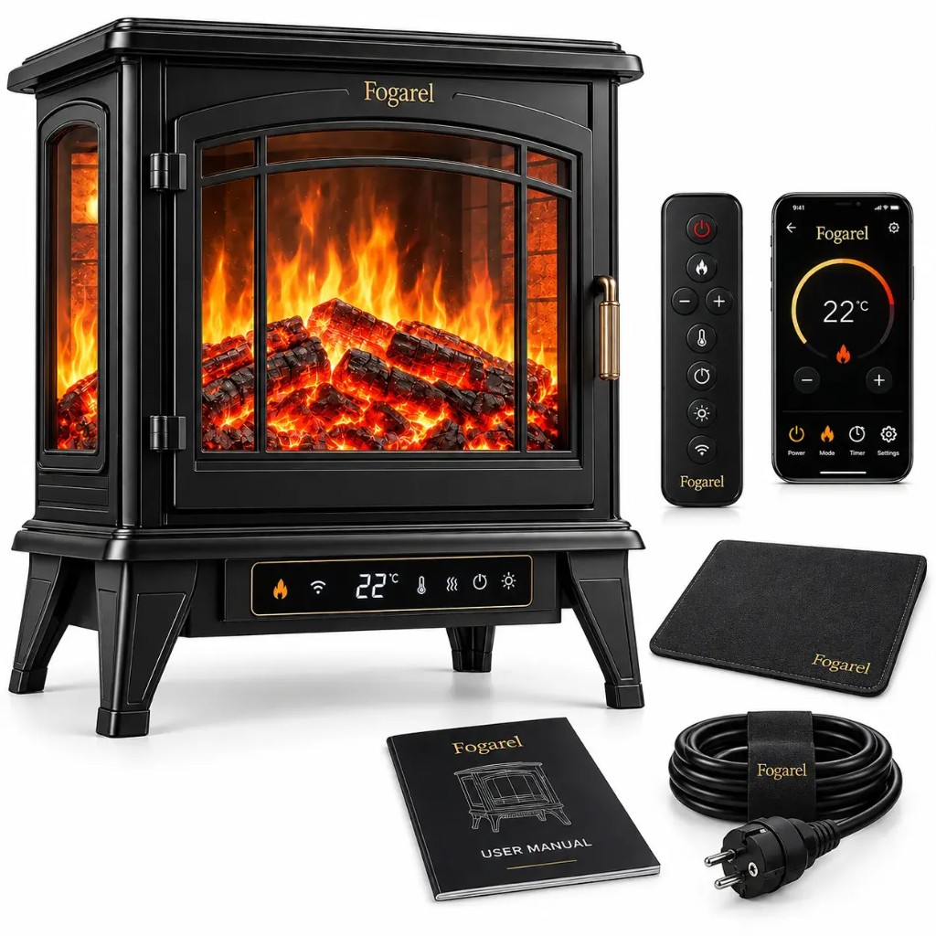 Kit Fogarel lareira elétrica